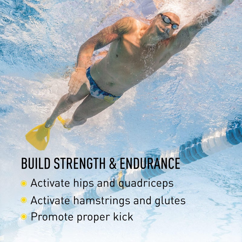 FINIS Edge Swim Fins for Men & Women - 100% Silicone Training Fins - Build Leg Strength & Endurance - Medium/Large - Image 3